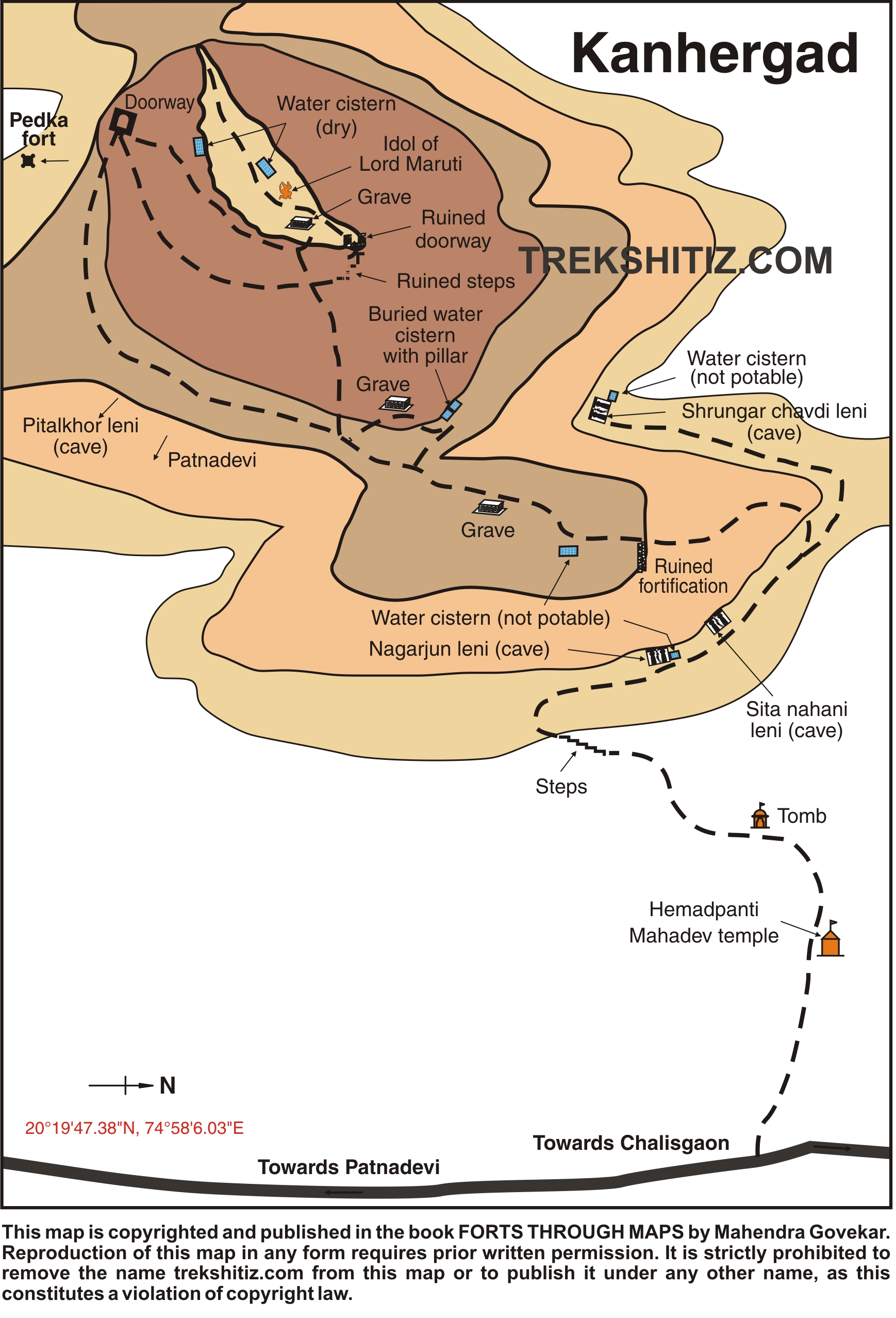 Kanhergad (Chalisgaon) English Map